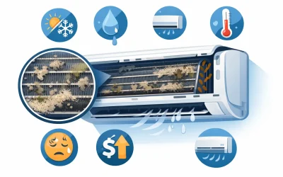 7 Signs an Evaporator Coil Is Dirty in Your AC